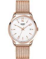 Orologio Henry London Uomo Richmond in Acciaio placcato oro rosa HL39-M-0026 - HL39-M-0026